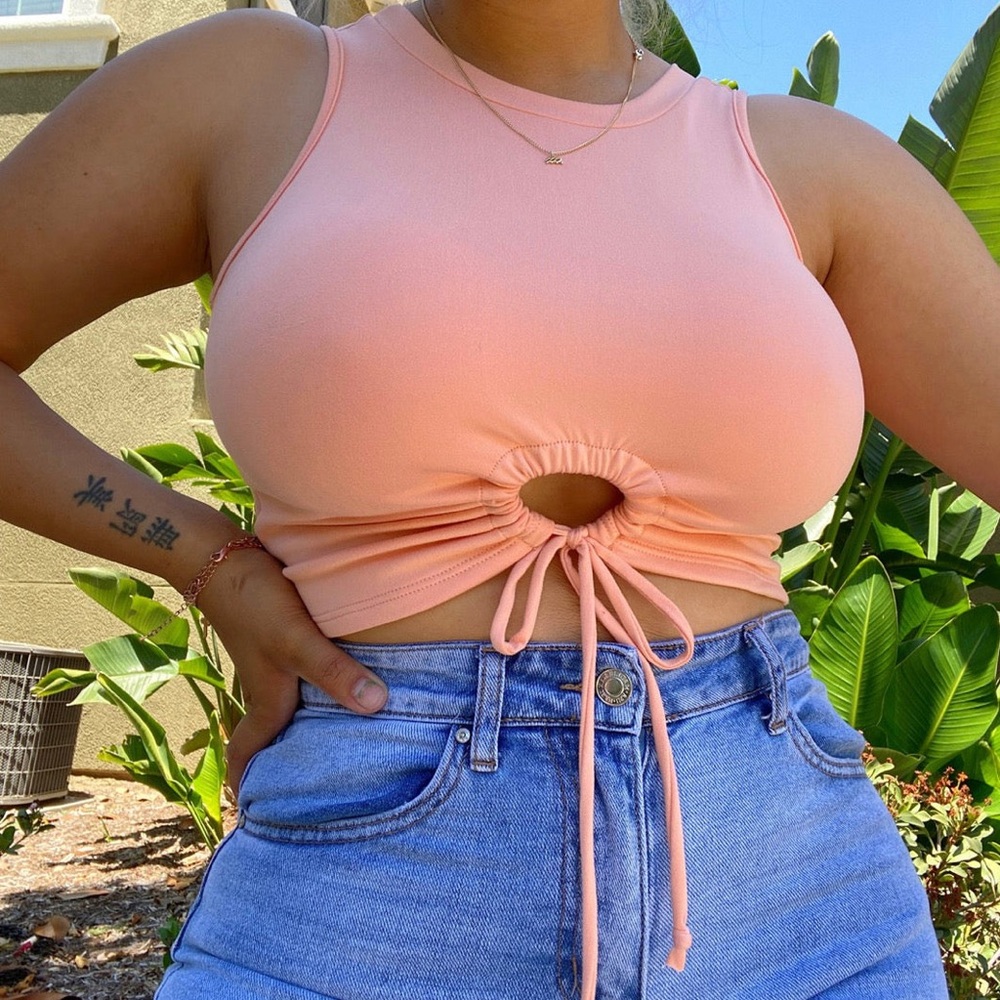 Peachy Crop Top
